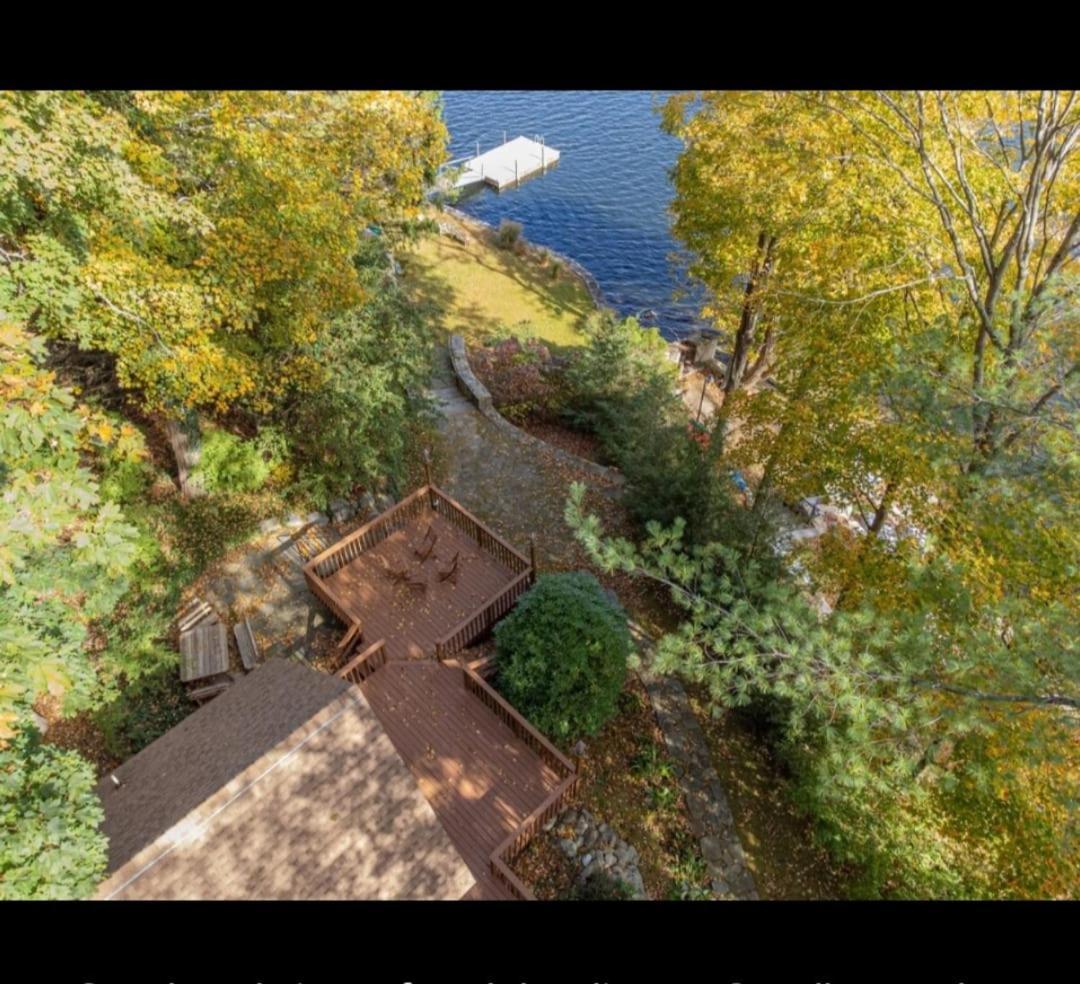 Spectacular Candlewood Lake Front House With Private Dock New Milford Exterior photo